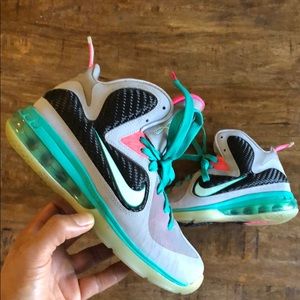 Nike Lebron 9 Elite South Beach | sz 4.5Y| OBO